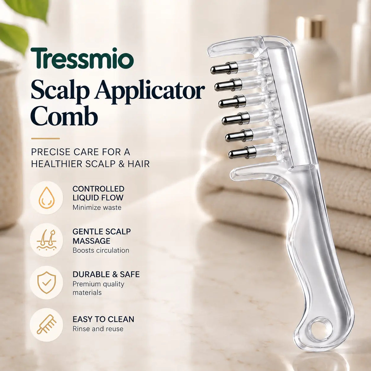 Tressmio Scalp Applicator Comb