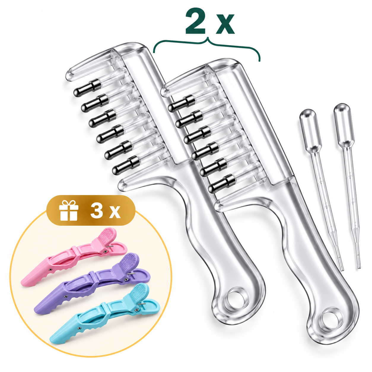 Tressmio 2-comb set