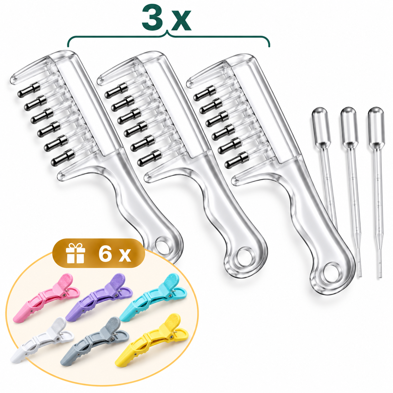 Tressmio 3-comb set